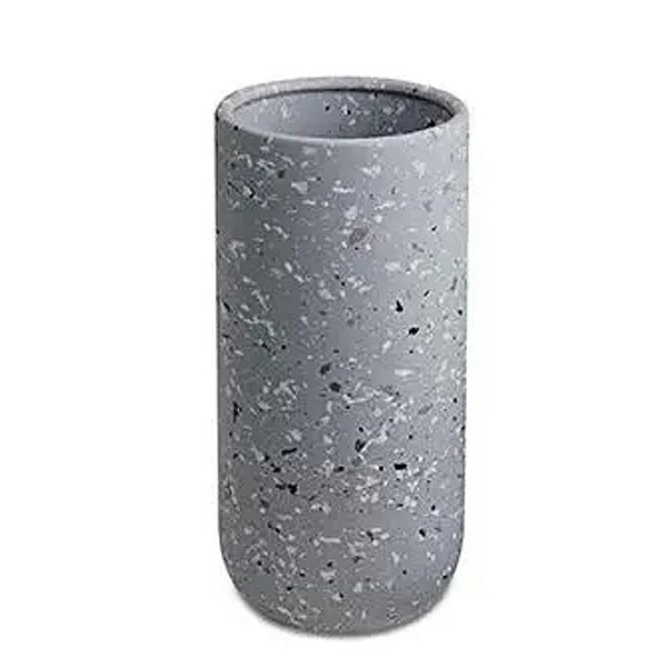 10535 - Vaso Cinza em Cerâmica