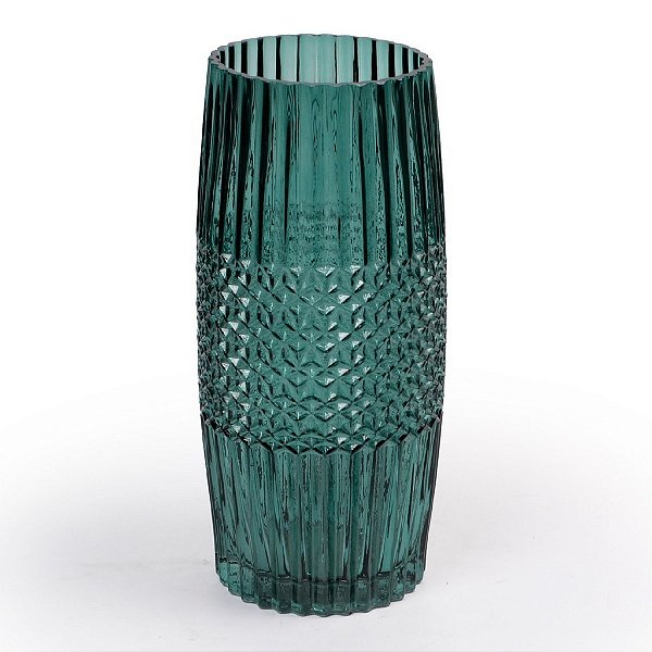 Vaso De Vidro Decor Glass Verde