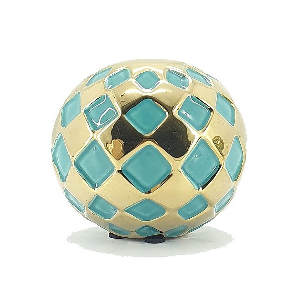Bola De Cerâmica Decorativa Decorglass