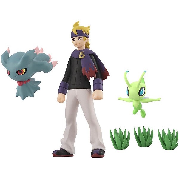 Morty & Misdreavus &‎ Celebi - Pokémon - Scale World - Bandai ▪