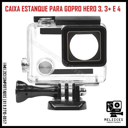 Caixa Estanque Para GoPro 3, 3+ E 4