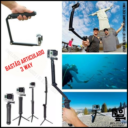 Bastão articulado 3 WAY