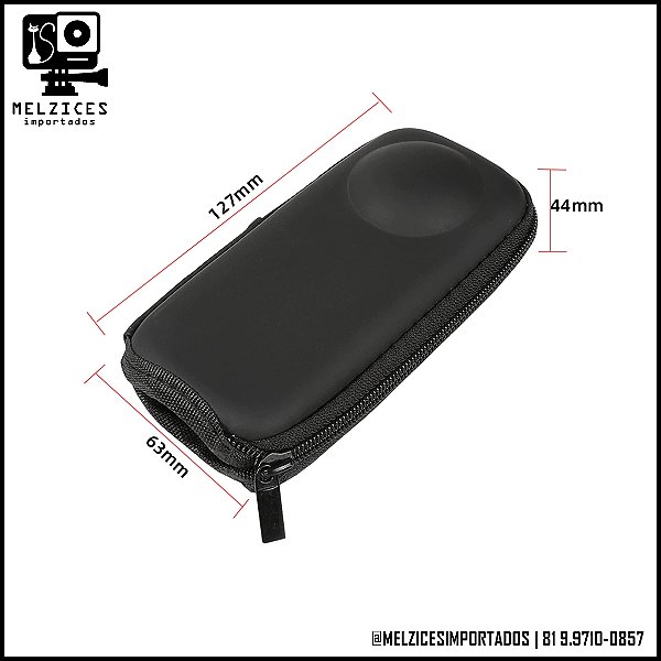 Case protetora para Insta360 One, X2 e X3