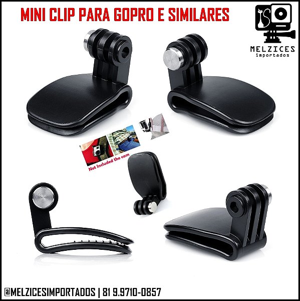 Mini Clip de bolsa, Bonés e afins Para GoPro e Similares