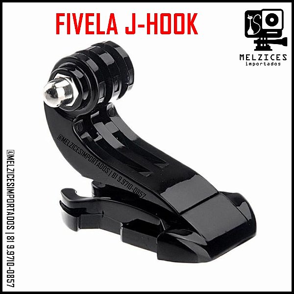 Suporte Fivela J Hook Para Gopro e Similares