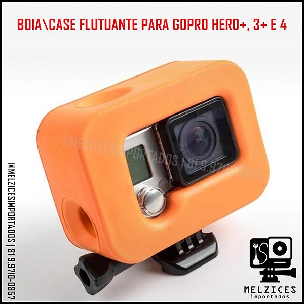 Case Boia Flutuante para Câmera GoPro Hero 3 e 4