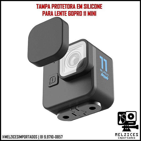 Tampa de Proteção em Silicone Lente para Câmeras GoPro 11 mini