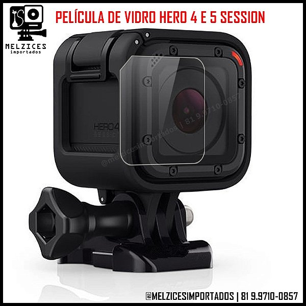Película de Proteção em vidro para Lente da GoPro Session 4 e 5