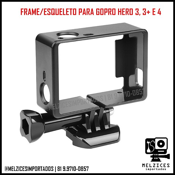 Frame/Esqueleto para GoPro Hero 3, 3+ e 4