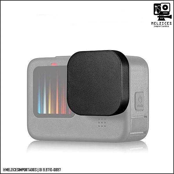 Tampa Capa Protetora para Lente da GoPro 9, 10, 11, 12 e 13 Black