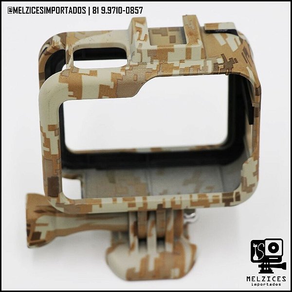 Frame Camuflado Marrom Para GoPro Hero 8