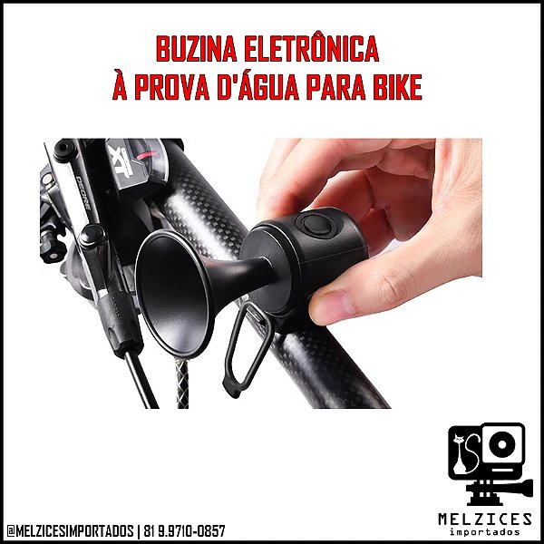 Buzina Eletrônica a Prova D'água para Bike