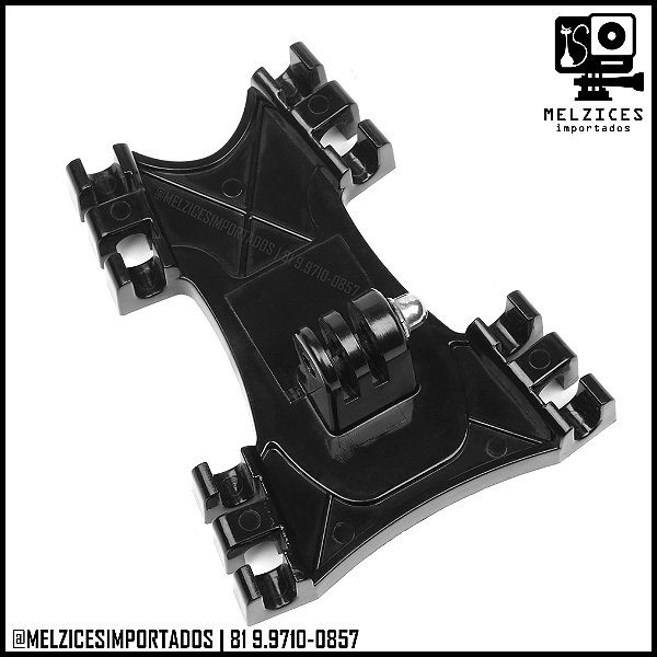 Suporte de linha kitesurf com encaixe GoPro integrado