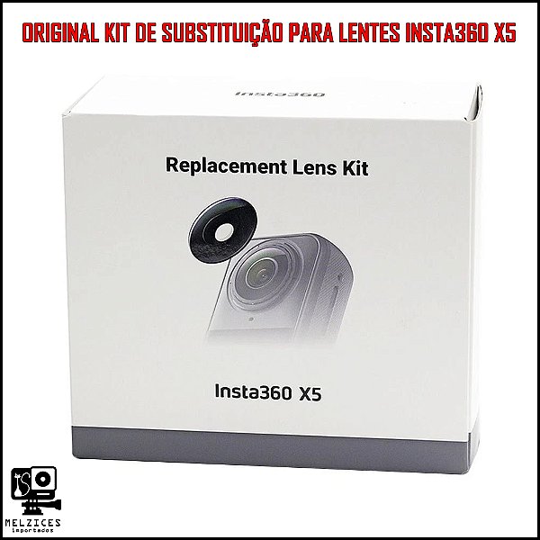Original Kit de Substituição de Lente Insta360 X5 (Replacement Lens Kit)