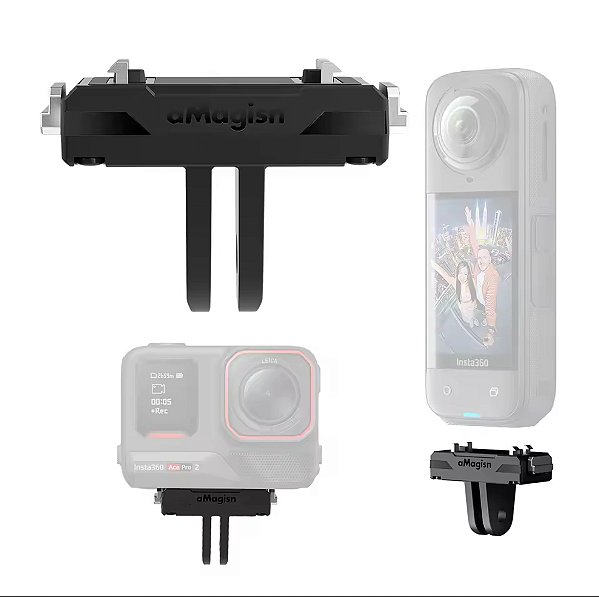 Suporte Magnético de Liberação Rápida Para Insta360 X4 AIR, X5 , Ace Pro, Ace Pro 2