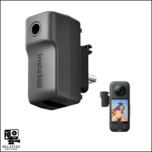 Adaptador De Microfone Cynova Para Câmera Insta360 X3