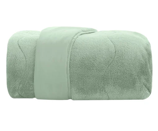 Edredom Altenburg Blend Comfort Sherpa 150X220 Verde