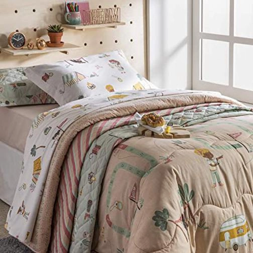 EDREDOM COT T MIX 180F SOLTEIRO RAIRA