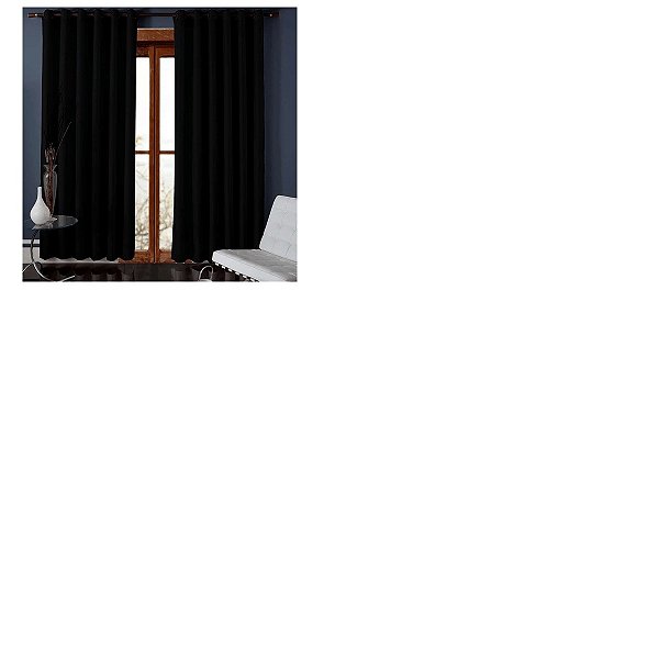 CORTINA BECADECOR MADRAS 260X170 9999 PRETO