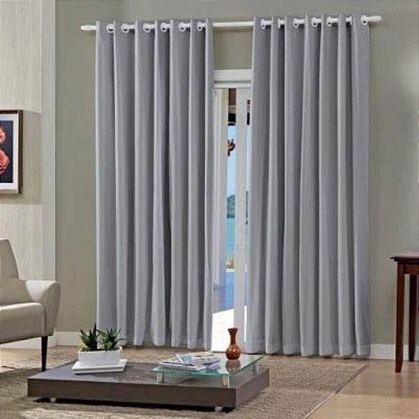 CORTINA BJA VOIL 360X250 LISA TITANIO