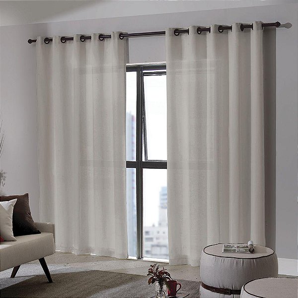 CORTINA BJA DUO 300X170 BRUXELAS AREIA