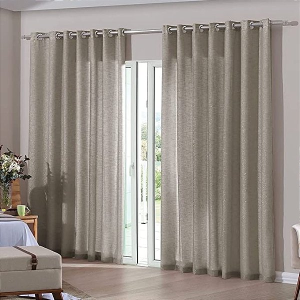 CORTINA BJA VOIL DUPLEX 300X230 LISA LATTE