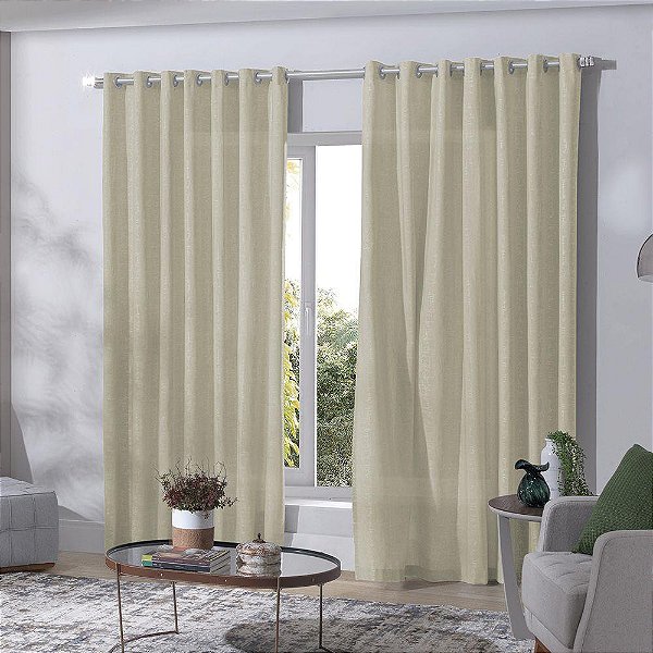 CORTINA BJA DUO 420X250 MONACO AREIA