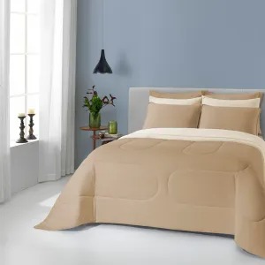 EDREDOM SUL LISO BICOLOR VV CASAL 1717 AMENDOA