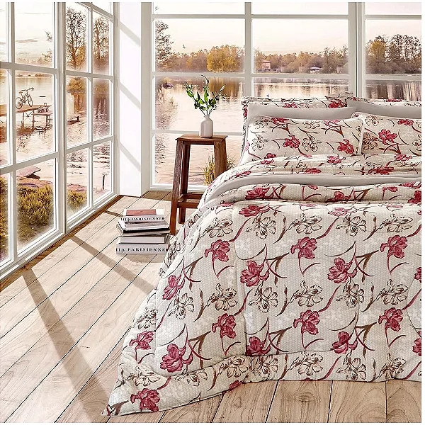 EDREDOM SUL ESTAMPADO PR SOLTEIRO 7179 MELODIE