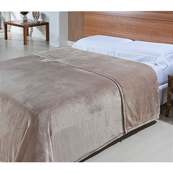 COBERTOR NIA MICRO ARTICO S KING 260X240 BEGE