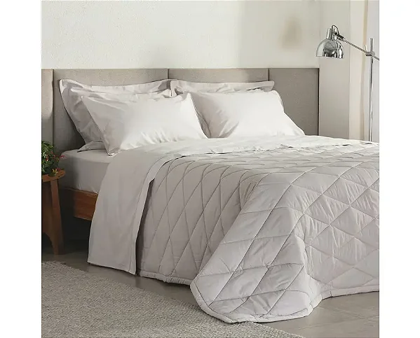 Jogo de Cama Buddemeyer Casal Basic Percalle Bege