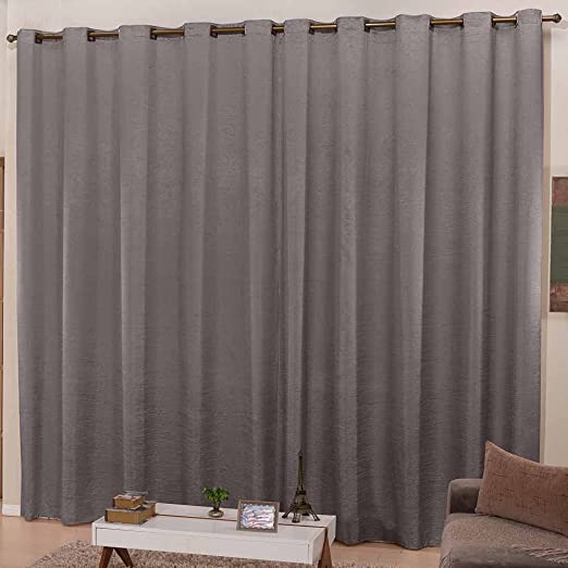 CORTINA BJA DUPLEX 360X250 AMASSADA TITANIO