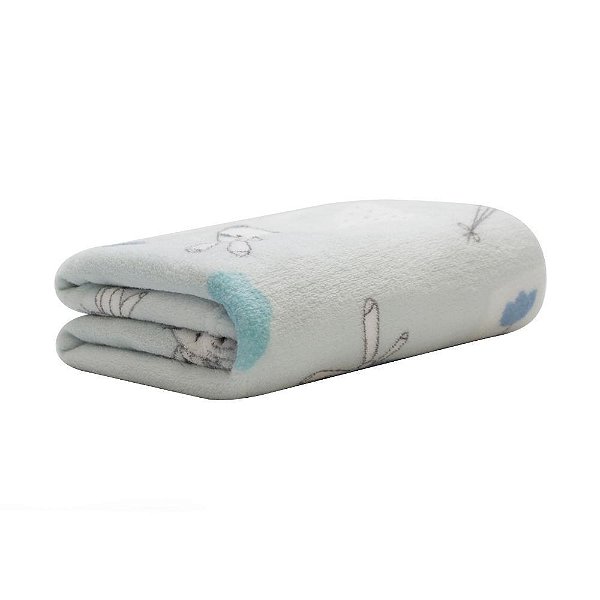 COBERTOR CAM BABY MF CORRIDO 80X110 NANIN AZUL