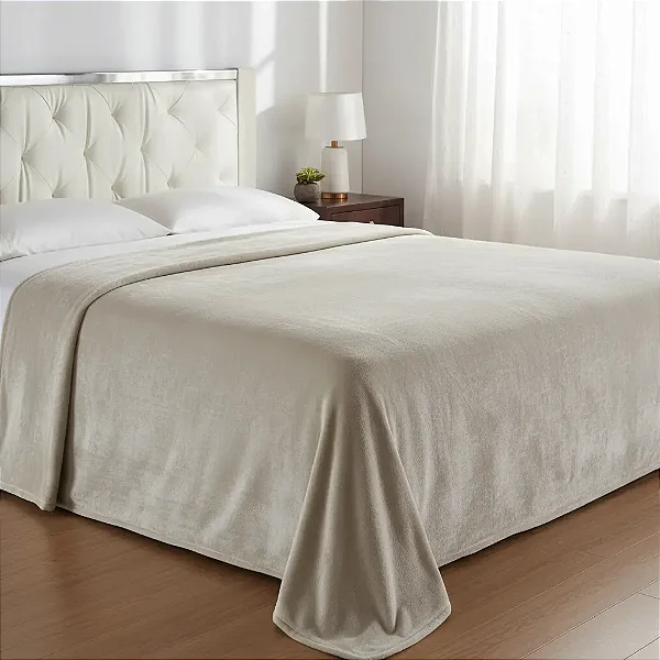 Cobertor Niazitex Toque De Seda 240X260 Marfim Super King