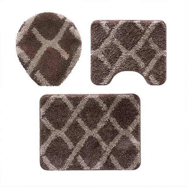 JG BANHEIRO RESORT MIX 3PCS CASTANHO/CASTOR