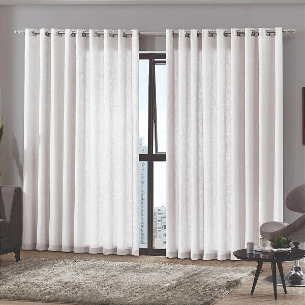 CORTINA BJA DUPLEX 300X230 MONACO BRANCO