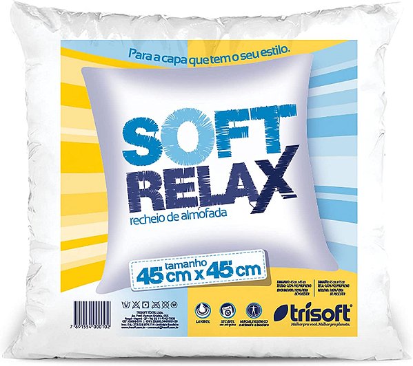 ALMOFADA TRI SOFT RELAX 45X45