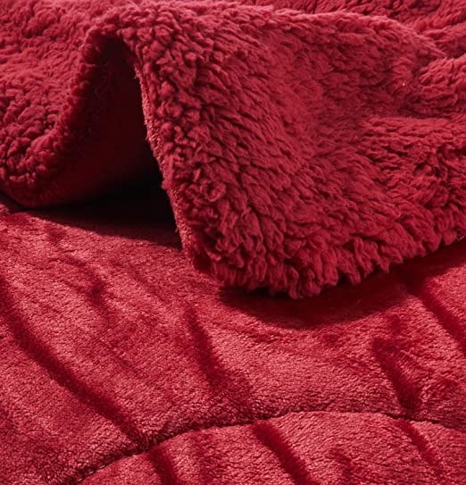 EDREDOM NIA CAPETOWN KING 240X260 VERMELHO