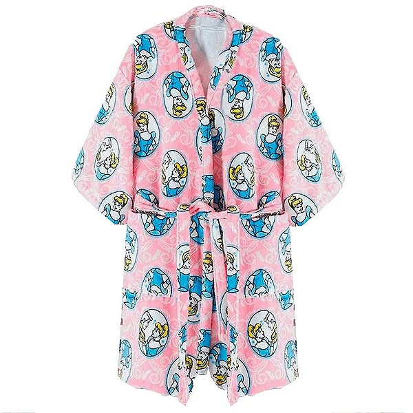 ROUPAO DOL INFANTIL VELOUR P CINDERELA