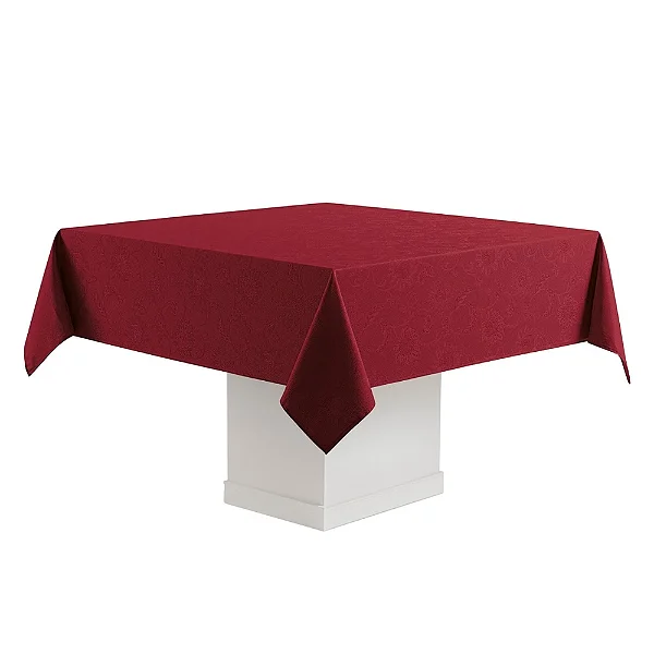 T MESA KAR SIENNA 180X180 VERMELHO 90073