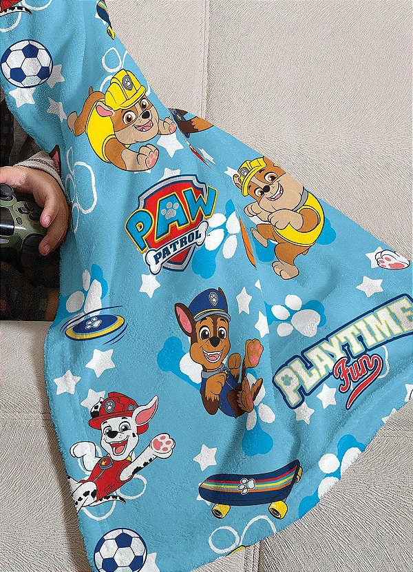 Manta Infantil Lepper Patrulha Canina Fleece 125x150