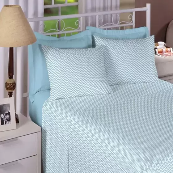 Jogo de Cama Estamparia Solteiro Premium Linea