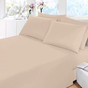 LENÇOL AVULSO PRATA 150F QUEEN BEGE TINTO COM ELASTICO