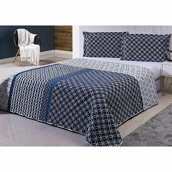 KIT COLCHA NIA RAVELLO QUEEN 240X260 DES008
