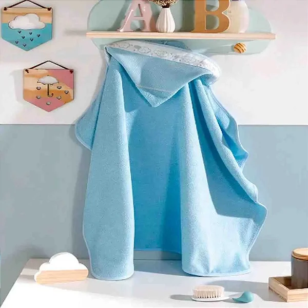 T BANHO DOL C/CAPUZ FELP P/BORDAR BB KIDS 7239
