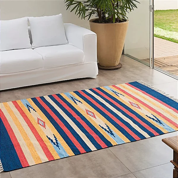 TAPETE NIA KILIM ALGODAO 060X090 DES 001