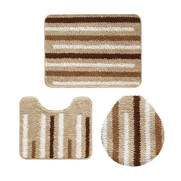 Jogo Banheiro Jolitex Urban Toquio 3pcs Sisal Colorido