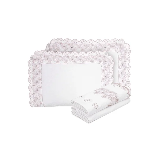 Jogo de Banho Buddemeyer Casal Saville Bord Inglês