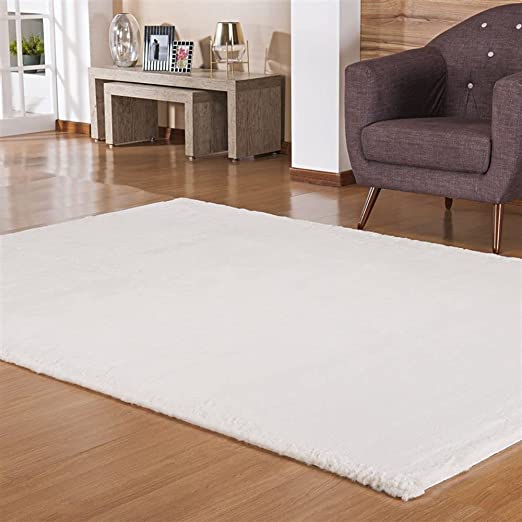 TAPETE NIA PELE BANGOR 60X180 BRANCO