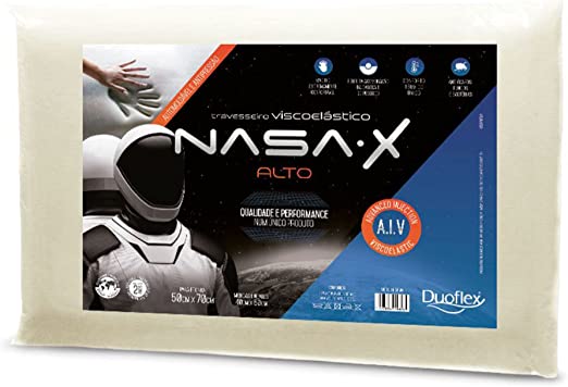 Travesseiro Duoflex Viscoelástico Nasa-X Alto